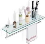 Glass Shelves for Bathroom with Tow