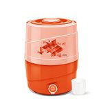 Milton Kool Rover 12 Water Jug PU Insulated, 11 litres, BPA Free, Leak Proof & Portable Jug, Sturdy Handles, Ideal for Travel, Picnic, Offices, Shops, Orange