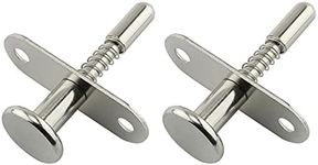 HJGarden 2PCS Stainless Steel Plunger Latches Spring-Loaded Spring Latch