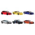 Hot Wheels European Car Culture Multipacks of 6 Toy Cars, 1:64 Scale, Authentic Decos, Popular Castings, Rolling Wheels, Gift for Kids 3 Years Old & Up & Collectors, HLK51