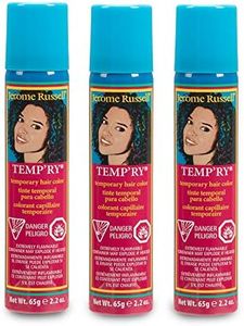 Jerome Russell Temp'ry Spray-on Brown Hair Color, 2.2oz x 3 pack