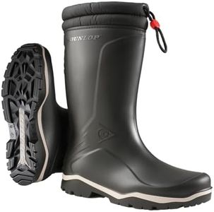 Dunlop K486061 Blizzard - Stivali di gomma da lavoro, Unisex-Adulti, Nero, 46 EU