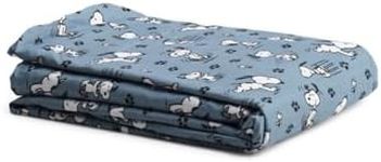 Berkshire Blanket & Home Co. Berkshire Peanuts Sheet Set (Blue - Poses and Paws, Full)