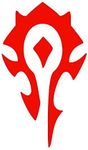 3" Horde World of Warcraft Wow Vinyl Laptop Wall Car Window Sticker Decal Graphic (Red)