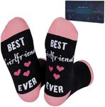 Nucinzua Gifts for Girlfriend,Funny Socks for Women,Birthday Gift for Women,Best Girlfriend Socks,Christmas Gifts Stockings for women