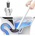 Upgraded Toilet Plunger with Holder