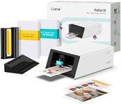 Liene PixCut S1 Photo Sticker Printer & Cutting Machine - All-in-One Sticker Maker Machine for DIY Crafts, Custom Labels & Gifts, Thermal Dye-Sublimation, 300 DPI Prints, Precise AI Auto-Cutting