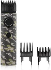Vega Men X1 Beard Trimmer for Men with Quick Charge, 90 Mins Run-time, Waterproof, for Cord & Cordless Use and 40 Length Settings, Trimmer for Men, (VHTH-16)