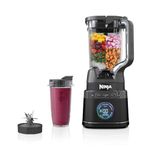 Ninja 2-in-1 Detect Power Blender Pro & Single Serve, 1200W Blender with 2L-Jug (1900ml Max Liquid Capacity) & 2x 680ml Cups, Blend Smoothies, Chop Vegetables & Mix Ice Drinks, Black, TB301EU