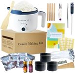 LINGQIAN Soy Wax for Candle Making,Wax Melting Kit for Adult Beginner,Make Your Own Candles
