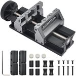 AM ARROWMAX Precision Double-Ended Mini Bench Vise - Crafted From Aerospace-grade Aluminum Alloy And Precision CNC Machined, Enhance Precision and Stability for Crafts, Jewelry Making