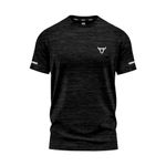 Mens T Shirt Premium Quality Tee with Melange Effect Reflective Logo Comfortable FitAthletic Fit Moisture Wicking Sports Style T-Shirts