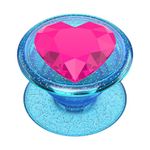 PopSockets Phone Grip with Expanding Kickstand - Ice Blue Heart