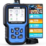 ANCEL All System OBD2 Scanner Compatible with BMW Vehicles Code Reader BM500 Diagnostic Tool with CBS EPB TPS Reset Battery Registration PCM Clear Adaptations Special Functions