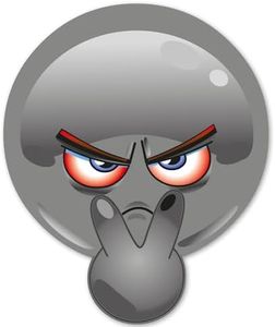 Pegatinas-Smiley see you | 15 cm - negro | pegatinas graciosas para portátiles maletas neveras puertas motos scooter pegatina-coche | resistentes a la intemperie | kfz_373