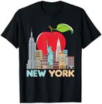 New York City Skyline Gift Big Apple State Souvenir NYC T-Shirt