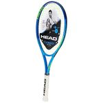 HEAD Ti. Conquest Tennis Racket - Pre-Strung Head Light Balance 27 Inch Racquet - 4 1/4 in Grip,Blue