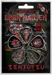 Iron Maiden Plectrum Pack Senjutsu Band logo Official 5 Pack Guitar Picks One Size