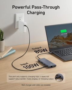 Anker 11-in-1 USB-C Hub Docking Station – Dual Monitor, 4K HDMI, 85W PD, Ethernet