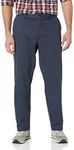 Amazon Essentials Men's Straight-Fit Wrinkle-Resistant Flat-Front Chino Pant, Navy, 36W x 30L