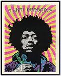 Jimi Hendrix Psychedelic Dictionary Wall Art Print - Original 8x10 Picture Photo Home Decor - Cool Gift for 60s Music, Woodstock Fans - Unframed Poster