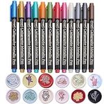 Wax Seal Pen Kit 12 Color, 12 pcs W
