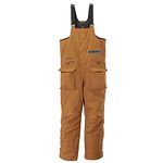 Striker Men's Trekker Durable Windproof Water-Resistant Insulated Outdoor Ice Fishing Bib with Sureflote Flotation Technology, Brown, Large