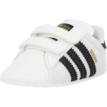 adidas Unisex Kids Superstar Crib Gymnastics Shoes, White Ftwr White Core Black Ftwr White Ftwr White Core Black Ftwr White, 0 UK Child