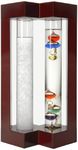 Lily's Home Desktop Weather Station, with Galileo Thermometer and Fitzroy Storm Glass Weather Predictor, 5 Multi-Colored Spheres