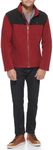 Tommy Hilfiger Men's Classic Zip Front Polar Fleece Jacket, Black/Red, Small