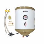 Activa 25 L Storage 2 KVA 5 Star Geyser with Temperature Meter, ABS Top Bottom, HD ISI Element (Ivory)