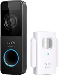 eufy Security, Video Doorbell (Battery-Powered) with Chime, 1080p, 120-Day Battery Life, Easy Installation, Encrypted Local Storage, No Monthly Fees (Requires Micro-SD Card)