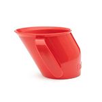 Doidy Cup, 6 Months +, Baby & Toddler First Open Cup, Ergonomic Slanted Design for Training & Learning to Drink, weaning Essentials for Milk & Water (1, Red)