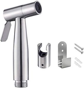 Doccetta per bidet - kit di spruzzatore per bidet in acciaio inossidabile Con gancio, spruzzatore per pannolini in tessuto per bambini, per igiene personale e spruzzatore per vasino