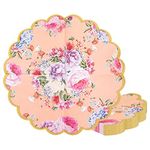 Talking Tables Floral Napkins for Afternoon Tea Party | Easter Table Decorations, Mother’s Day, Birthday | Baby Shower | Wedding and Anniversary, Truly Scrumptious Range, Pink, (33cm) Pack of 20