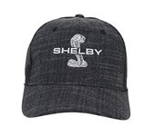 Shelby Graphite Linen Hat | Officialy Licensed Shelby Product | One-Size Fits All | Adjustable Plastic Snap Tab Closure