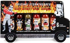 Original Stormtrooper Food Truck Hot Stuff Chilli Sauce Gift Set, Flavours Include Red Hot Lava Flow, Roasted Chipotle, Habanero Heatwave and More, Pack of 6