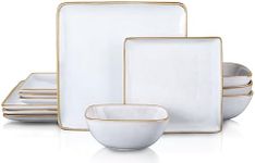 E-far Square Plates and Bowls Sets,