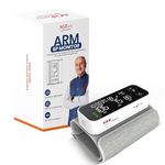 Antara AGEasy (Max Group) Fully Automatic Arm Blood Pressure Monitoring Device | BP Apparatus for Home | Portable Digital BP Check Machine for Hypertension & Managing Heart Health | Smart & Clear Display for Easy Reading (Arm BP Monitor (White)