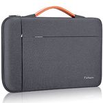 Ferkurn Laptop Sleeve Case 13 13.3 Inch Compatible with 13.6" MacBook Air M3/M2/M1, 13" MacBook Pro M1 M2, 13.5" Surface Book 2 3, Dell XPS 13, Acer, ASUS, HP, Lenovo, Computer Laptop Cover Bag, Grey