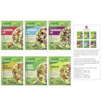 Salad Dressing Tasting Pack includes KN0RR Salad Dressing 12 pcs/sachets - by Helen's Own International - With English instruction Booklet - KN0RR Salat Krönung