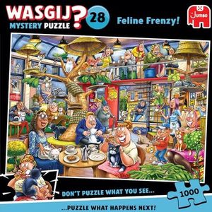 Wasgij Mystery 28 - Feline Frenzy - Puzzle 1000 Teile
