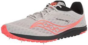 Saucony Men's Kilkenny Xc 9 Track and Field Running Shoe, Fog/Blk/Vizi, 13 M US