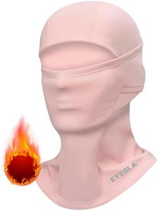 Winter Balaclava SKi Mask for Men Women Warm Face Mask Thermal Face Cover for Cold Weather Motorcycle Snowboard Cycling, Pink, One Size