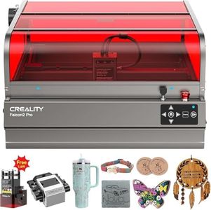 Falcon2 Pro 40W Enclosed Laser Engraver with Air Assist, Pilot Technology, Built-in Camera, Class 1 Laser Cutter and Engraver Machine for Wood, Metal, Batch Prodcuction, Engraving Area 400 * 415mm