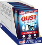 Oust Powerful All Purpose Descaler, New Formula, Limescale Remover – Ideal for Kettles, Coffee Machines, Irons and Shower Heads, 3 Sachets x 6 (18 Sachets Total)