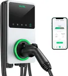 Autel Home Smart Electric Vehicle (EV) Charger up to 50Amp, 240V, Indoor/Outdoor Car Charging Station with Level 2, Wi-Fi and Bluetooth Enabled EVSE, 25-Foot Cable(Dark Gray)