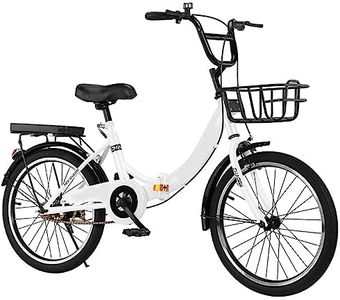 Folding Bike Folding Bike for Adult, High Carbon Steel Lightweight Folding Bike for Women and Men Premium Mountain Bikes Portable Bike