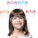 SISTER FREE 4 KIDS N95 MASK Full Face Shield For Kids (above 8 years) | Anti-fog, Washable, fits Perfectly with Removable Nose Rest| MADE IN INDIA (Pack of 4 pcs)