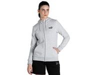 Puma Women's A-Line Coat (58681104_Light Gray Heather_XS)